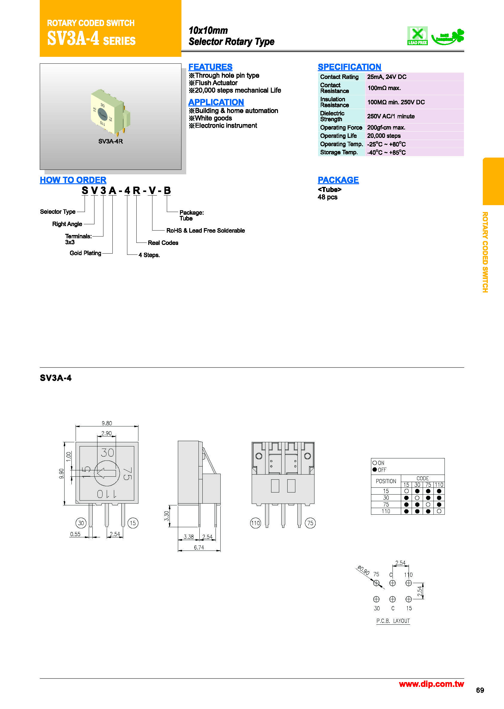 SV3A-2.54mm-[4P]-DIP